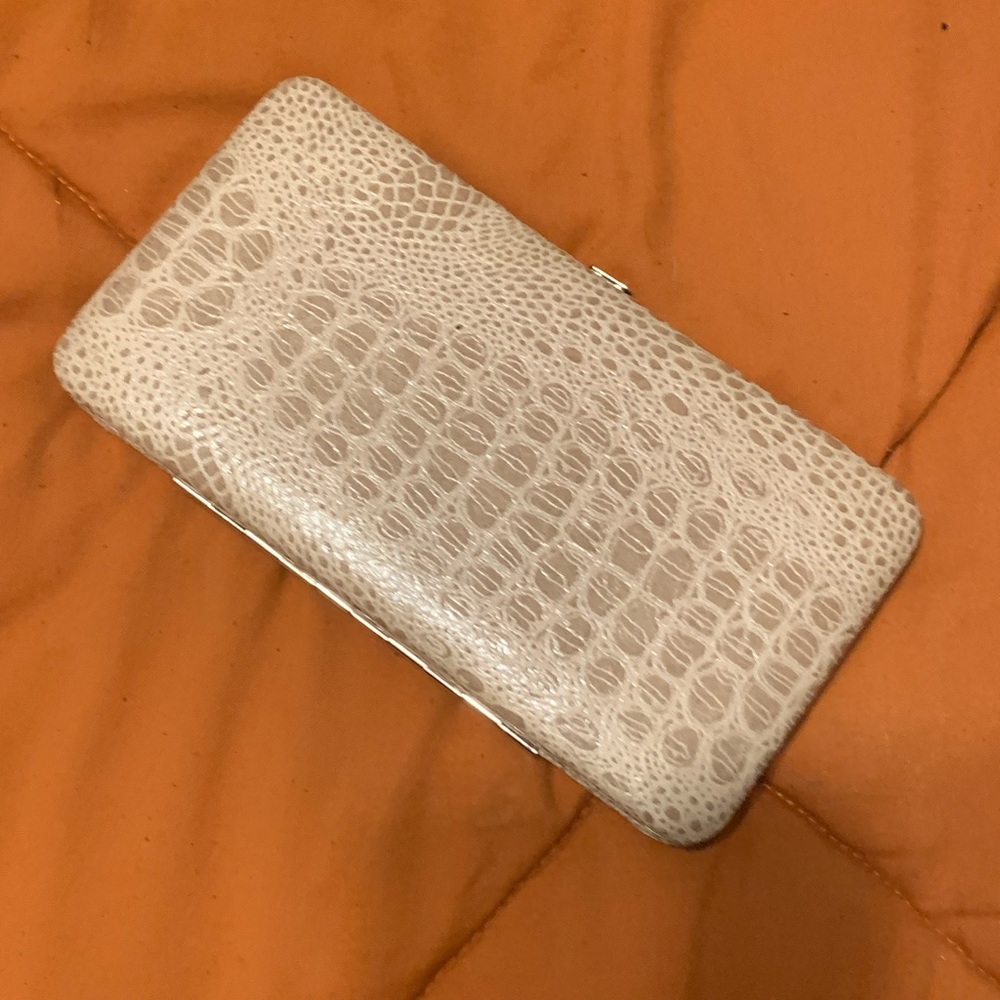 Tan Snake Print Wallet Women Cute Going Out